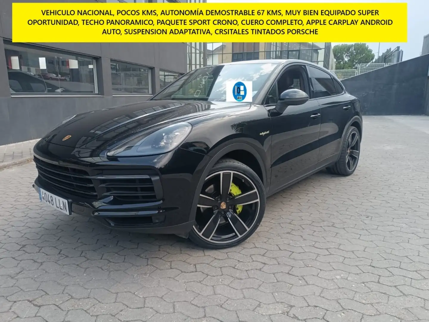 Porsche Cayenne E-Hybrid Coupé Aut. Negro - 1