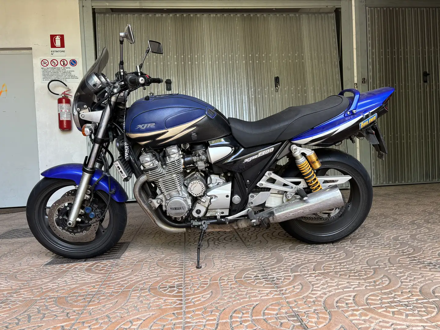Yamaha XJR 1300 Bleu - 1