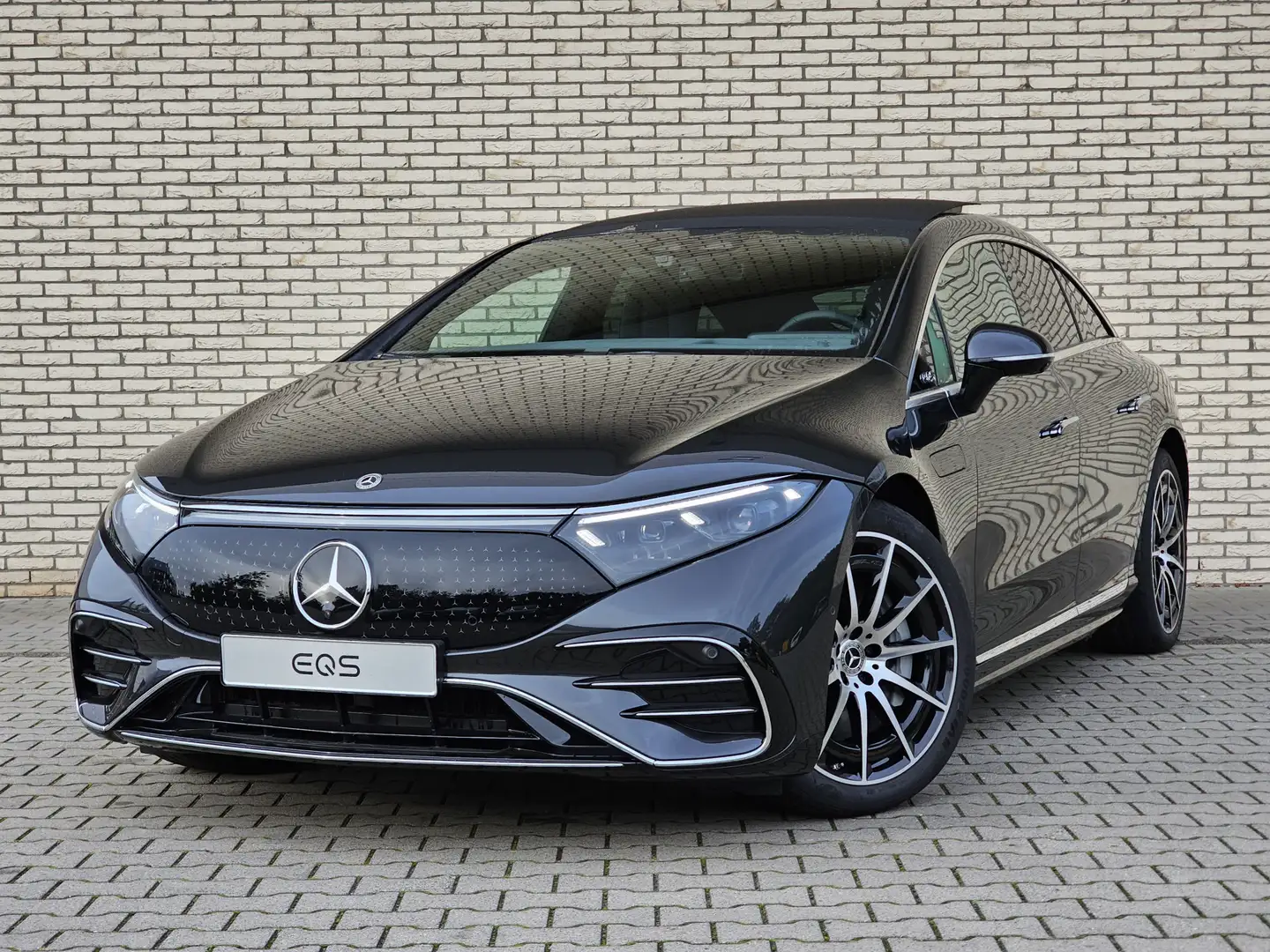 Mercedes-Benz EQS 450+ AMG Line 108 kWh l Carplay l Achteras besturi Grijs - 2