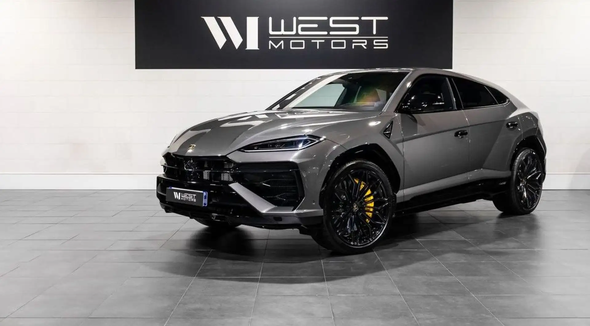 Lamborghini Urus SE V8 800 – 1°MAIN FRANÇAIS Malus Payé Ad Personam Toit Pano Pack Style Carbone Siège massant Garantie entretien 5ans 299 Grau - 1