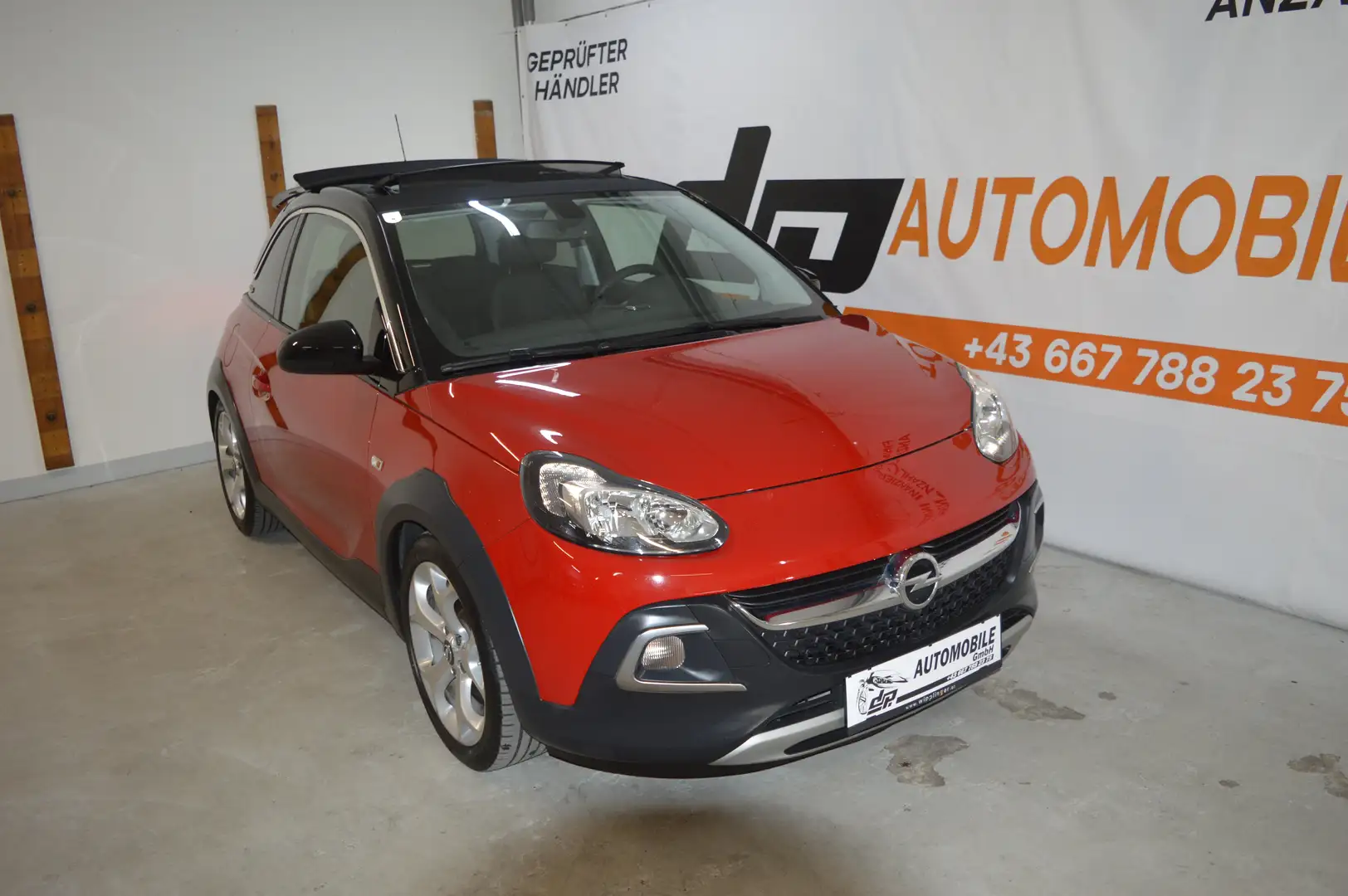 Opel Adam S - 1,4 Turbo **Cabrio**1.Besitz**Leder** Rot - 1