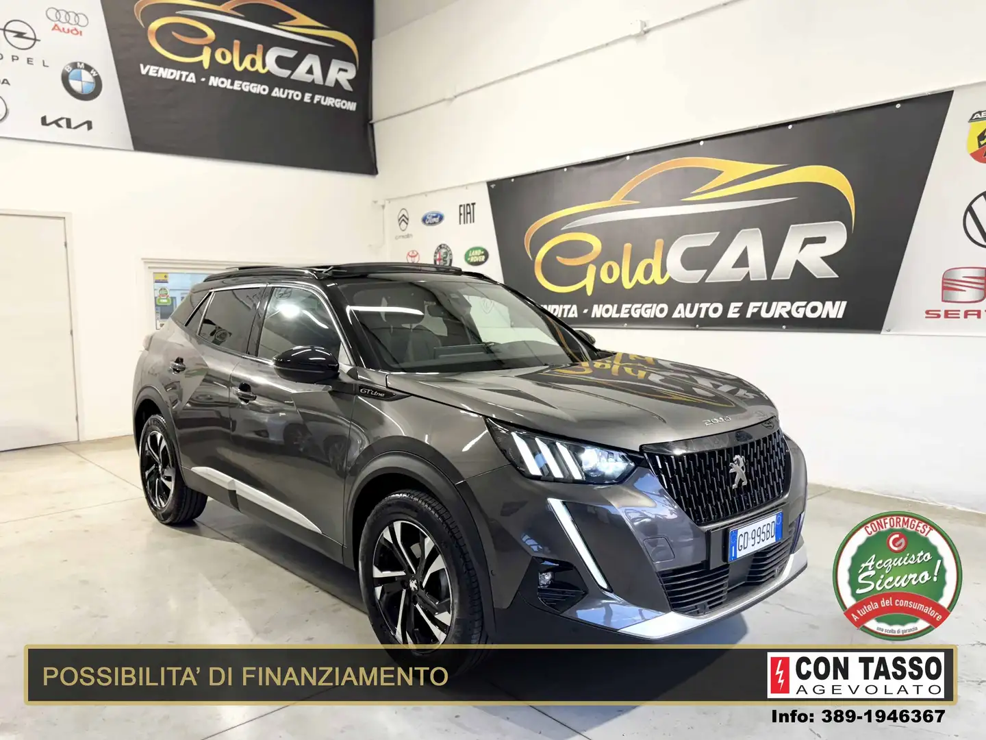 Peugeot 2008 2008 II 2020 1.5 bluehdi GT Line s Grigio - 1