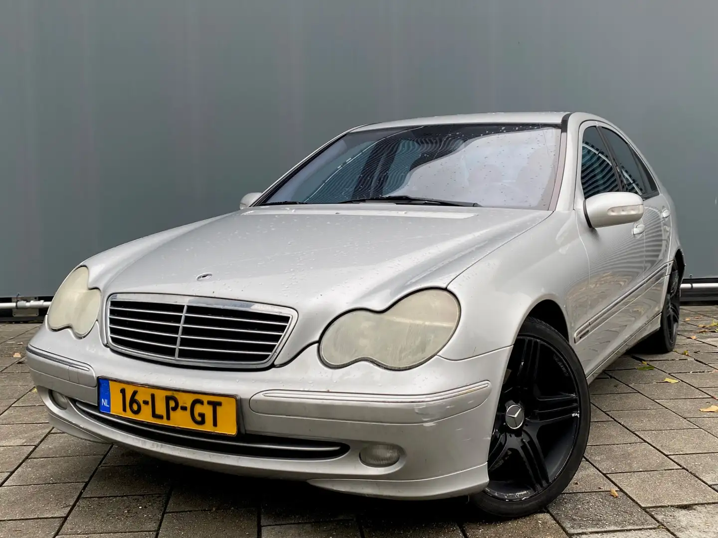 Mercedes-Benz C 180 K. Elegance Meeneemprijs!! APK verlopen! Grijs - 1