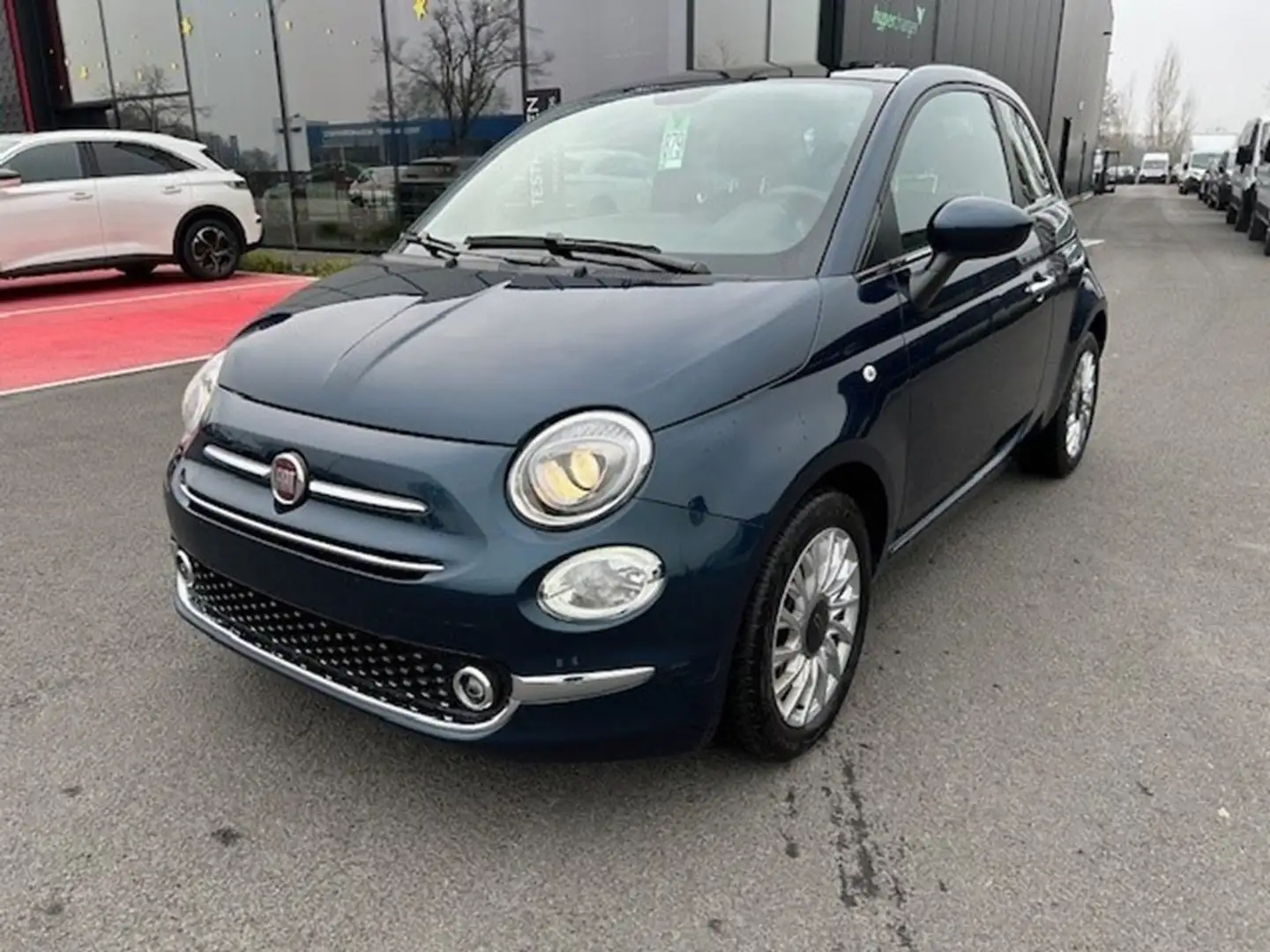 Fiat 500 Hybrid Dolcevita Bleu - 1