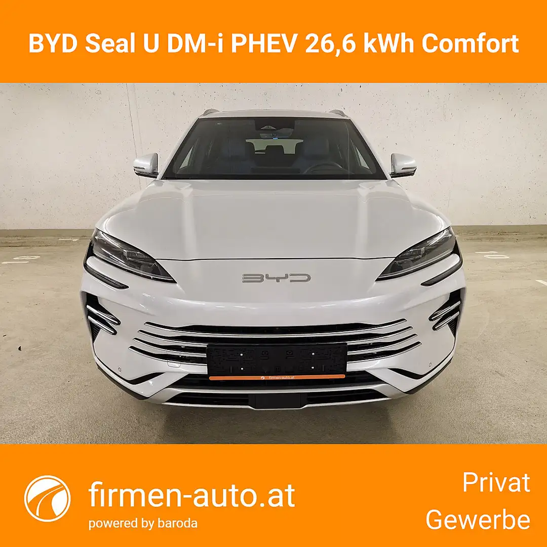 BYD Seal U DM-i PHEV 26,6kWh Comfort Österreich Paket Weiß - 1