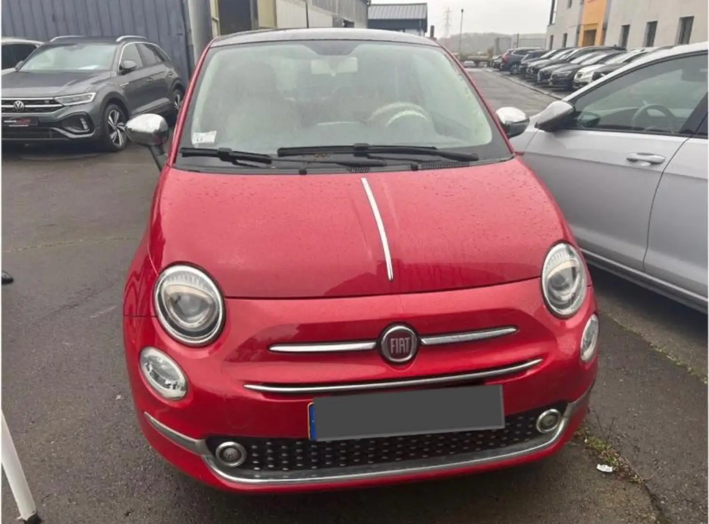 Fiat 500 1.2i Lounge 1er propriétaire garantie 12 mois Rood - 1