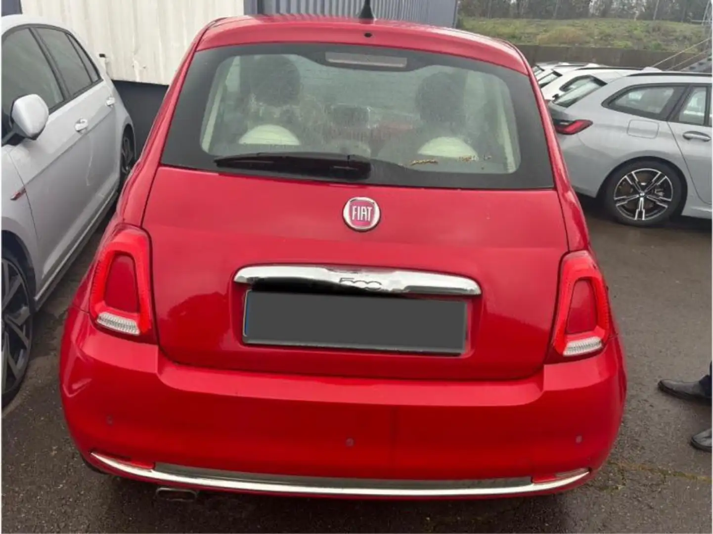 Fiat 500 1.2i Lounge 1er propriétaire garantie 12 mois Rood - 2