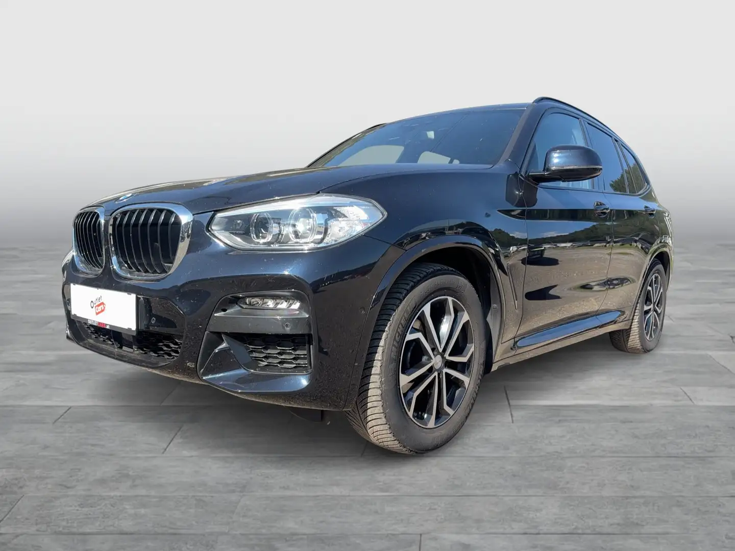 BMW X3 xDrive 20d Aut. LED+LEDER+NAVI+RADAR+RFK+LM Schwarz - 2