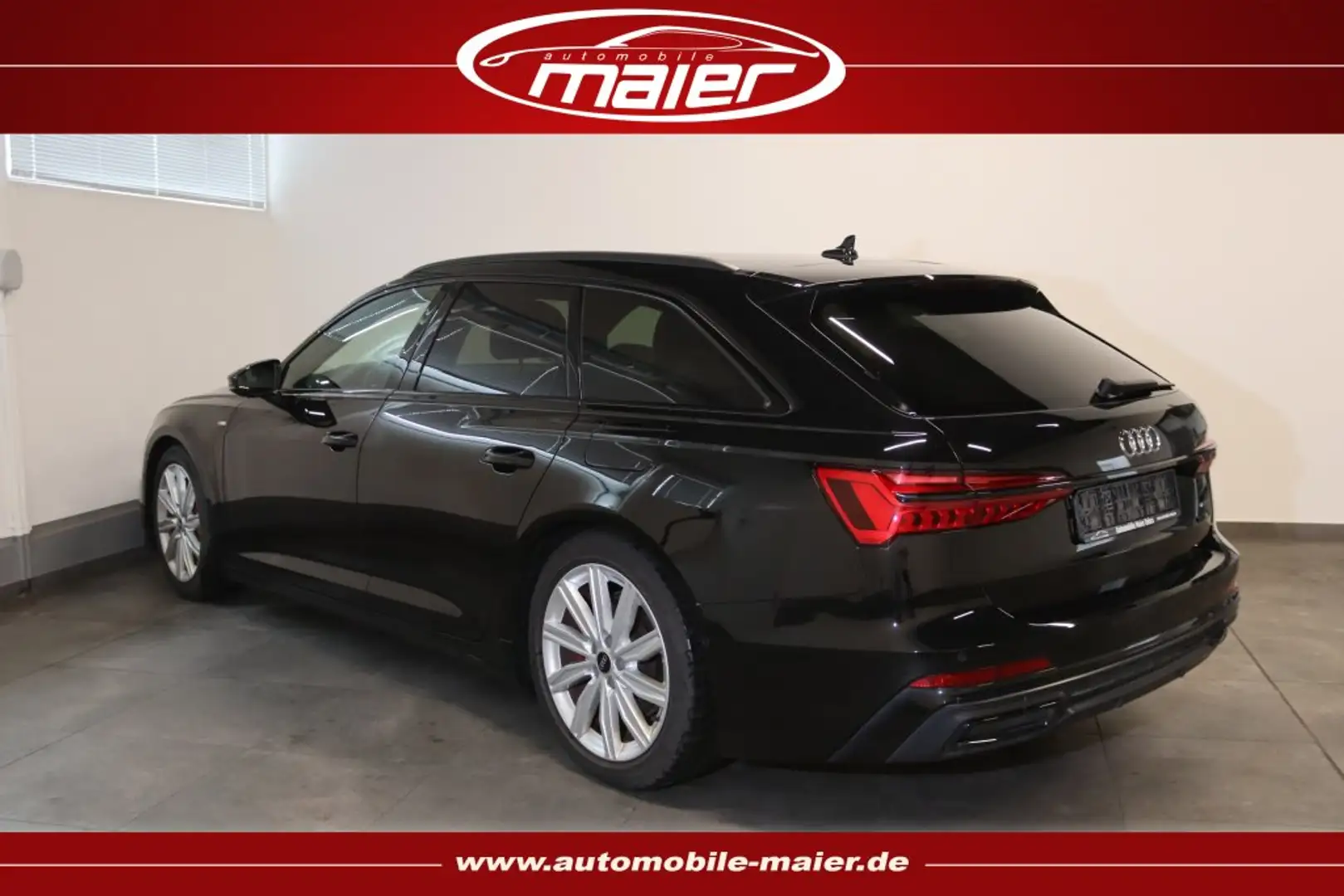 Audi A6 Av. 55 TFSI e qu. S line-B&O-Matrix-Navi-Virt Schwarz - 2