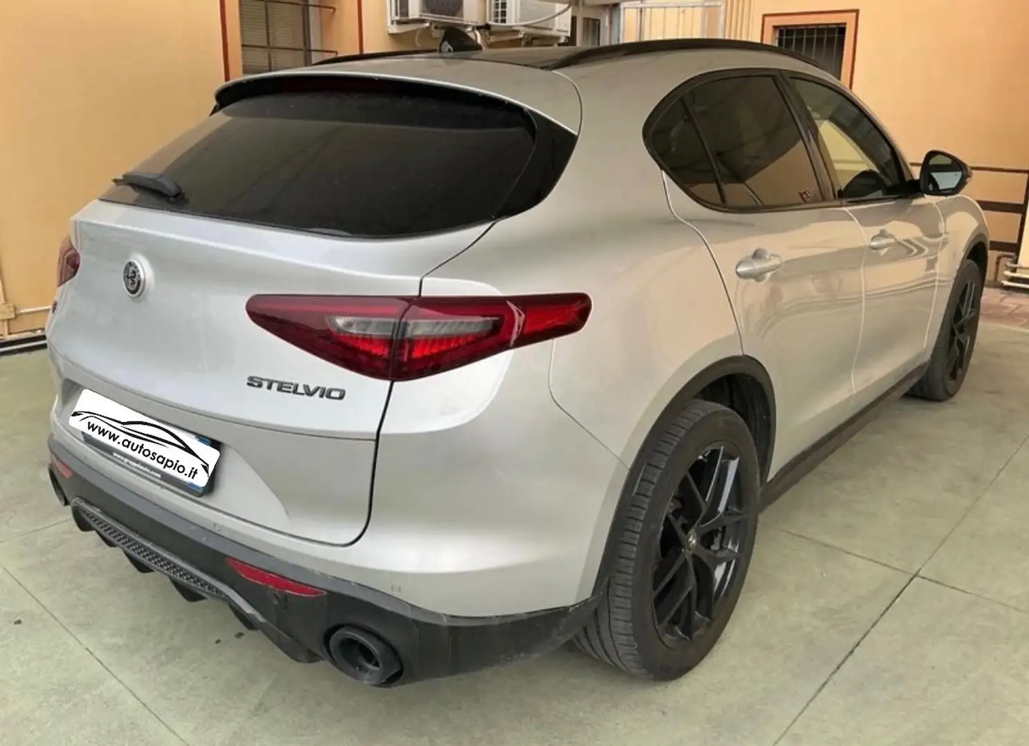Alfa Romeo Stelvio 2.2 T.D 210CV AT8 Q4 B-TECH TETTO APRIBILE KMCERT Argento - 2