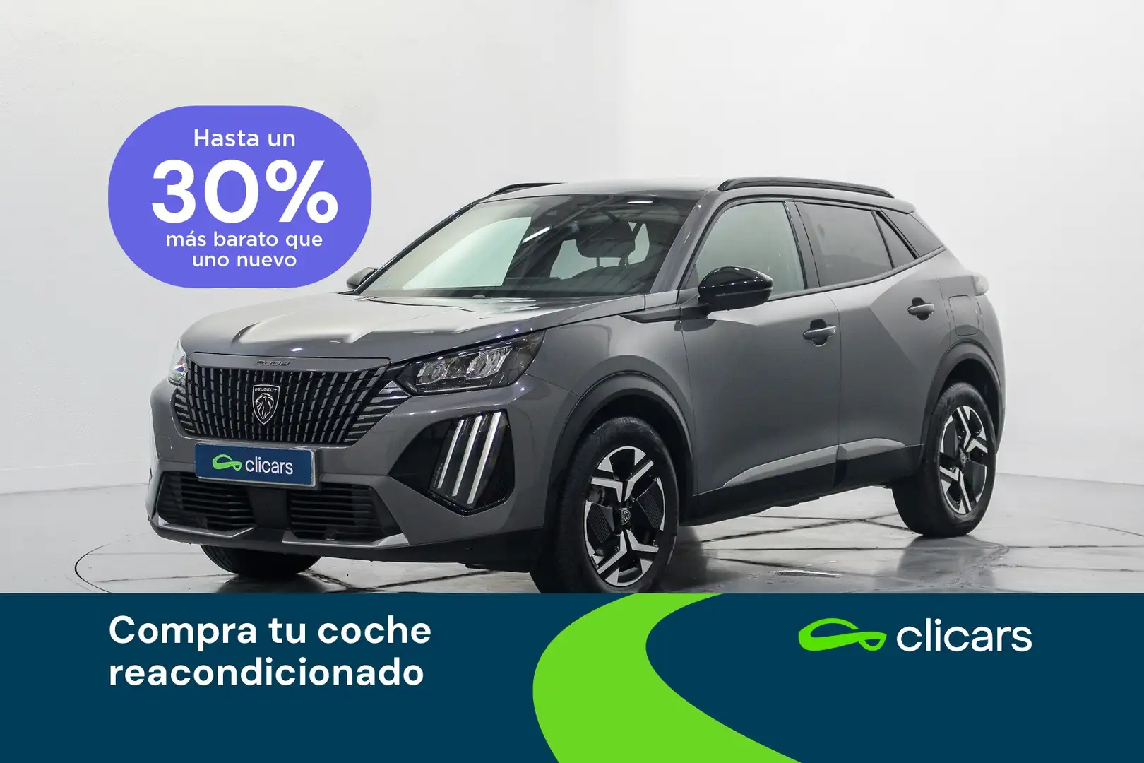 Peugeot 2008 1.2 PureTech S&S Allure 100 Gris - 1