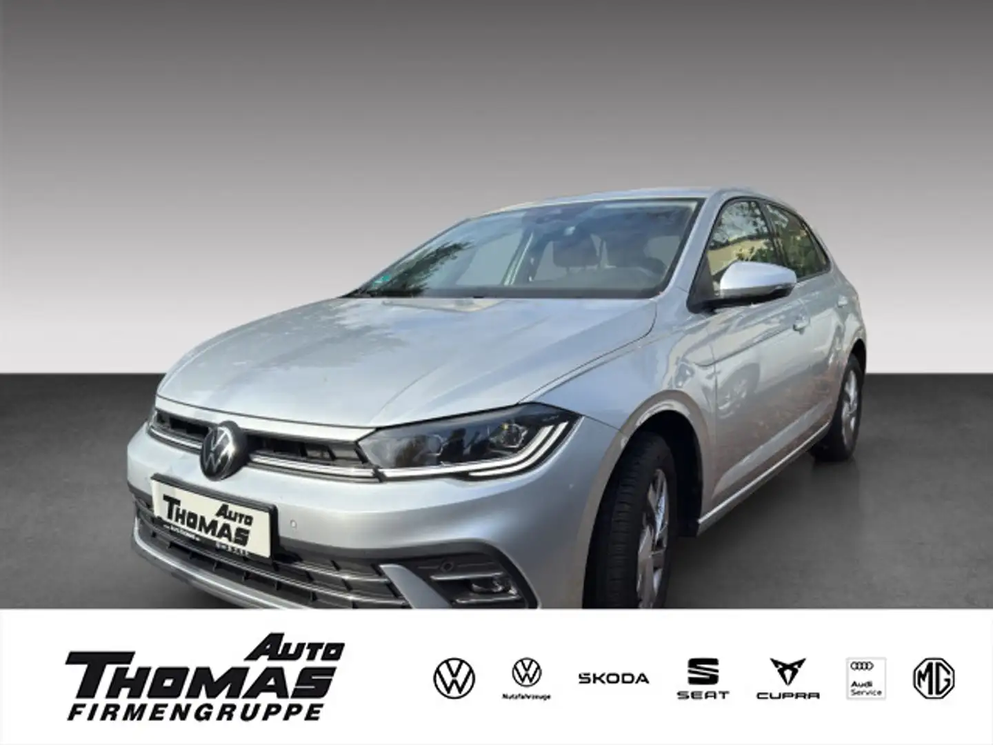 Volkswagen Polo VI 1.0 TSI DSG Style Klima Argent - 1