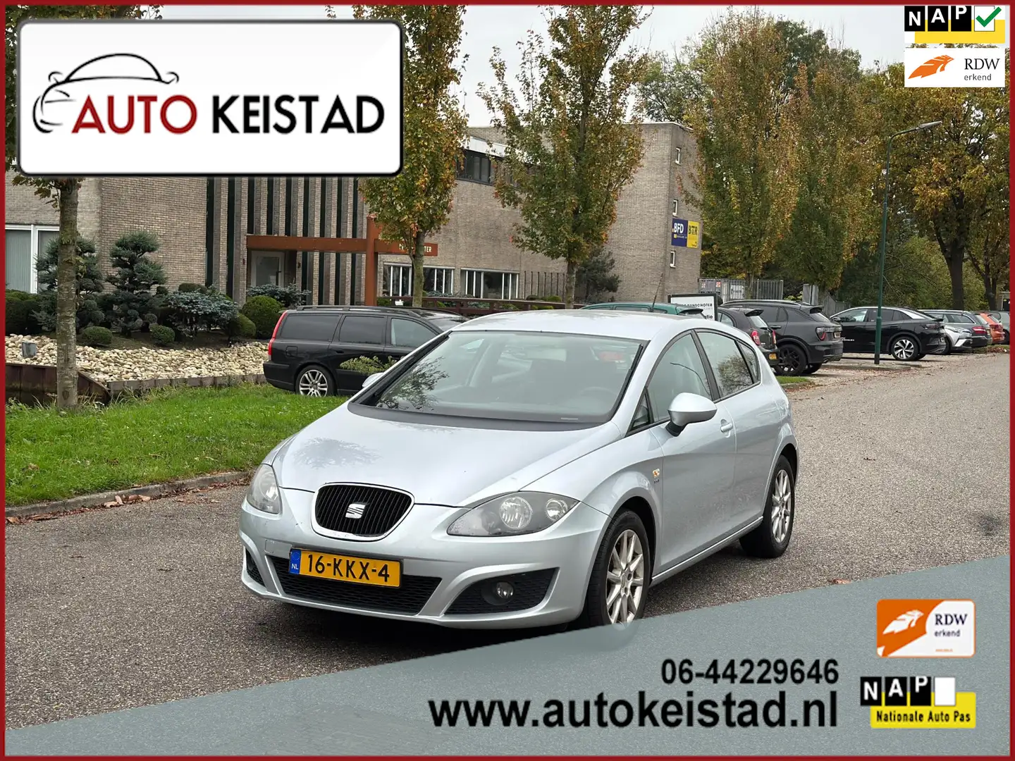 SEAT Leon 1.4 TSI AIRCO/ CARPLAY! NIEUWE DISTRIBUTIEKETTING! Grijs - 1