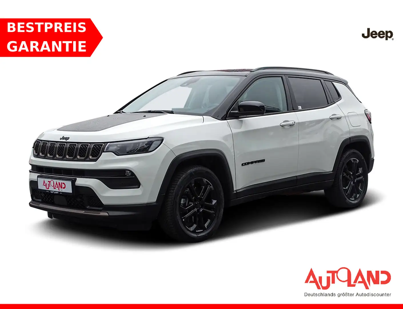 Jeep Compass 1.3 Hybrid Limited Plug-In 4WD LED Navi Weiß - 1