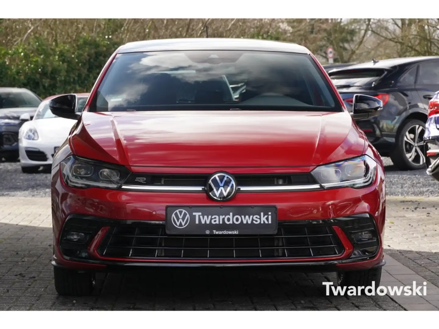 Volkswagen Polo VI R-Line 1.0 TSI Matrix PANO ACC Kam Key APP Rot - 2