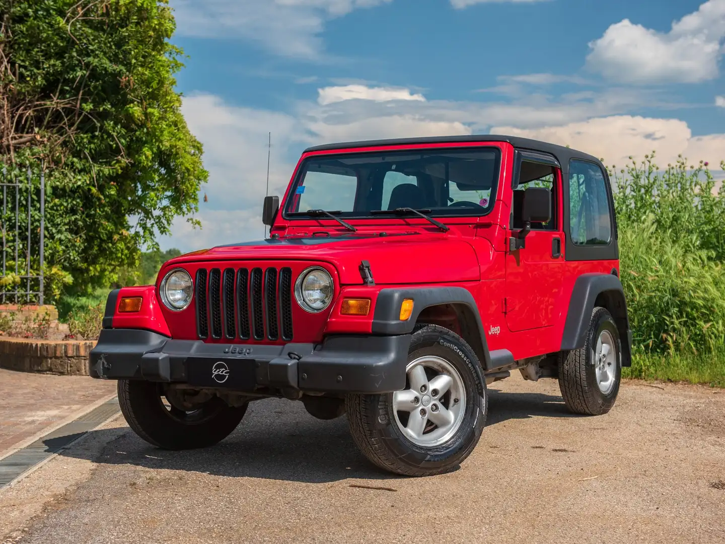 Jeep Wrangler 4.0 Sport Automatica ASI Originale da sempre Červená - 1