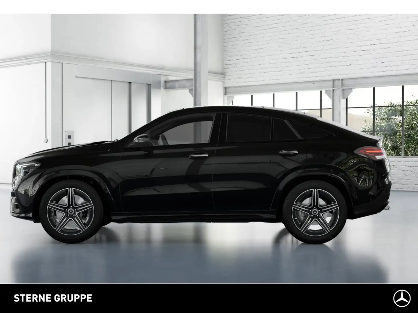 Mercedes-Benz GLE 450 GLE 450 d 4M Coupé AMG SHZ PANO LED MBUX KEYL NIGHT Schwarz - 2
