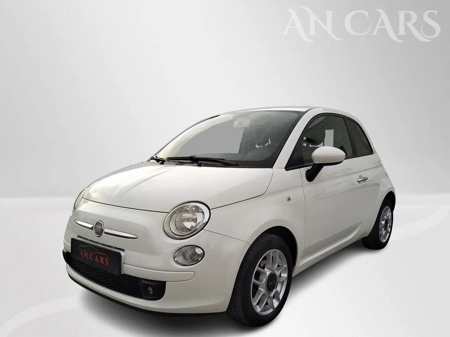 Fiat 500 Diesel Sport-Paket Teil-Leder 8fach 1. Hand TÜV Weiß - 1