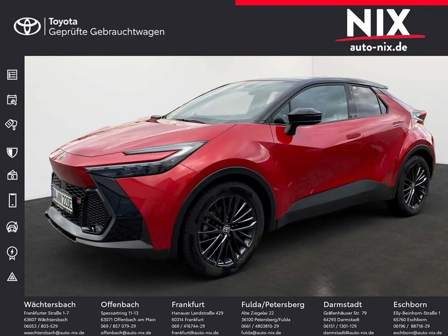 Toyota C-HR 2.0 Plug-in Hybrid GR Sport FWD Rot - 1