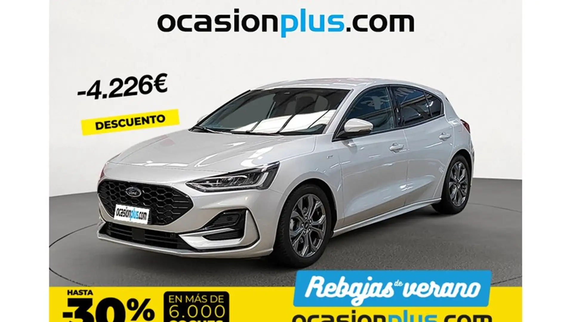 Ford Focus 1.5 Ecoblue ST-Line 115 Aut. Argent - 1