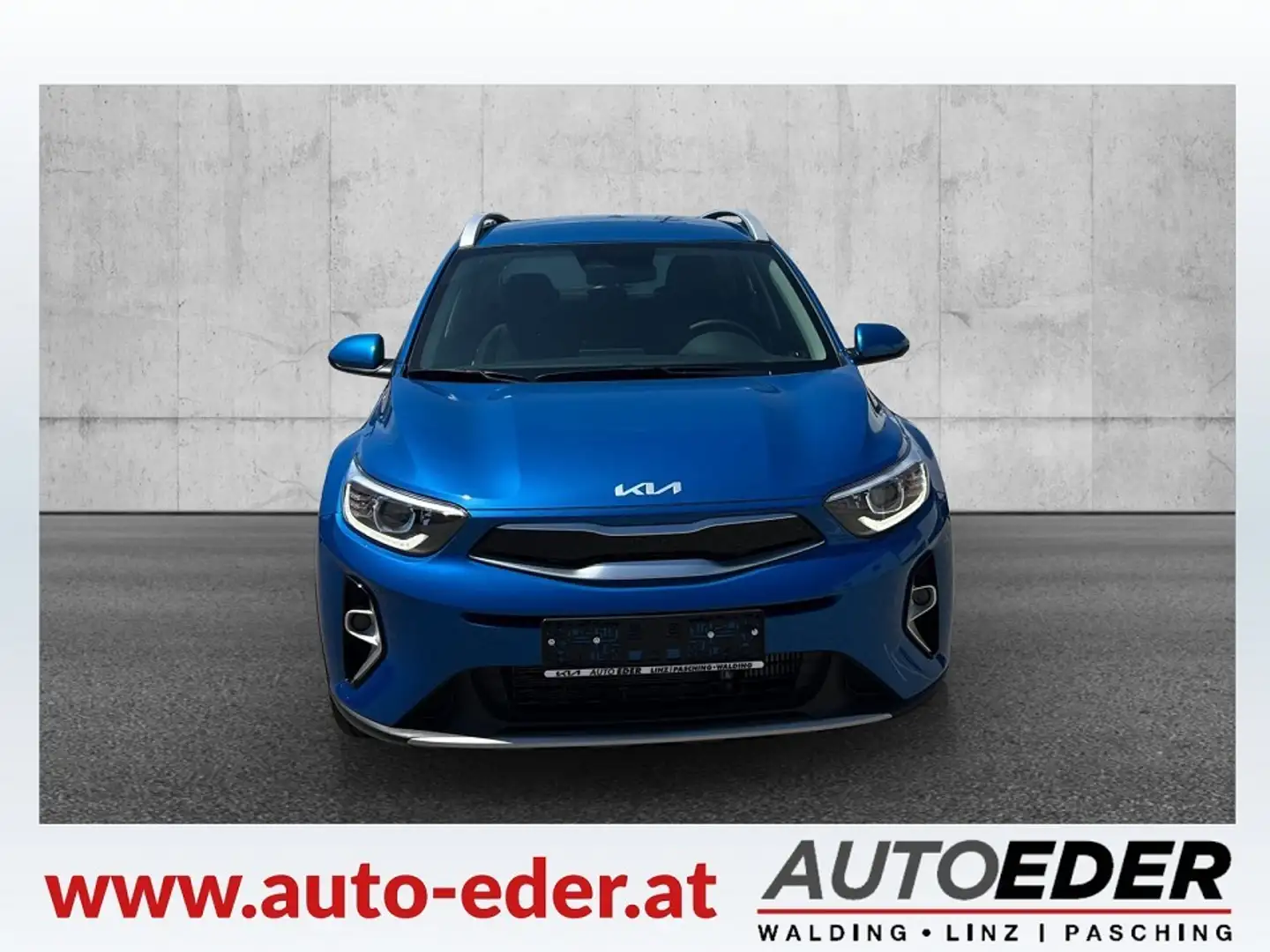 Kia Stonic 1,0 TGDI GPF ISG Silber DCT Aut. Blau - 2