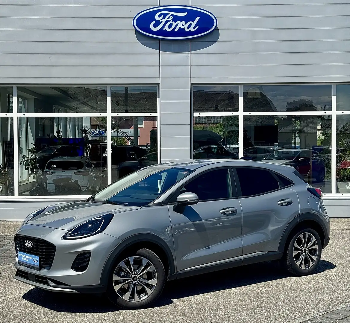 Ford Puma 1,0 EcoBoost Hybrid Titanium Silber - 1