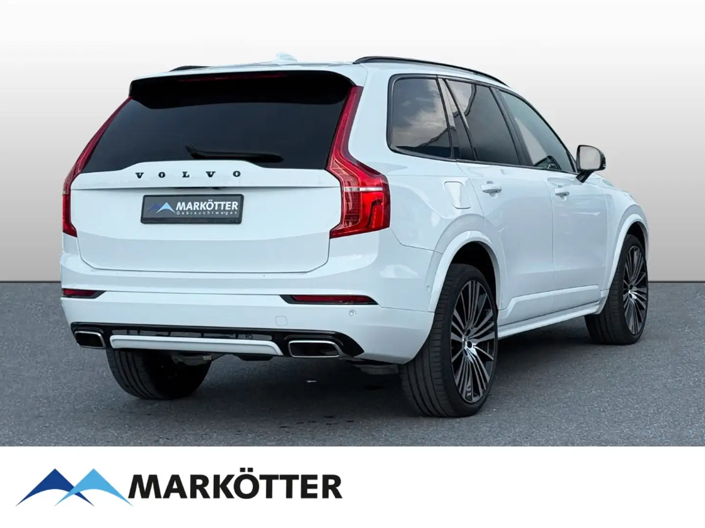 Volvo XC90 B5 AWD/R Design/Luft/360Cam/ACC/H&K/Pano/Massage Blanc - 2