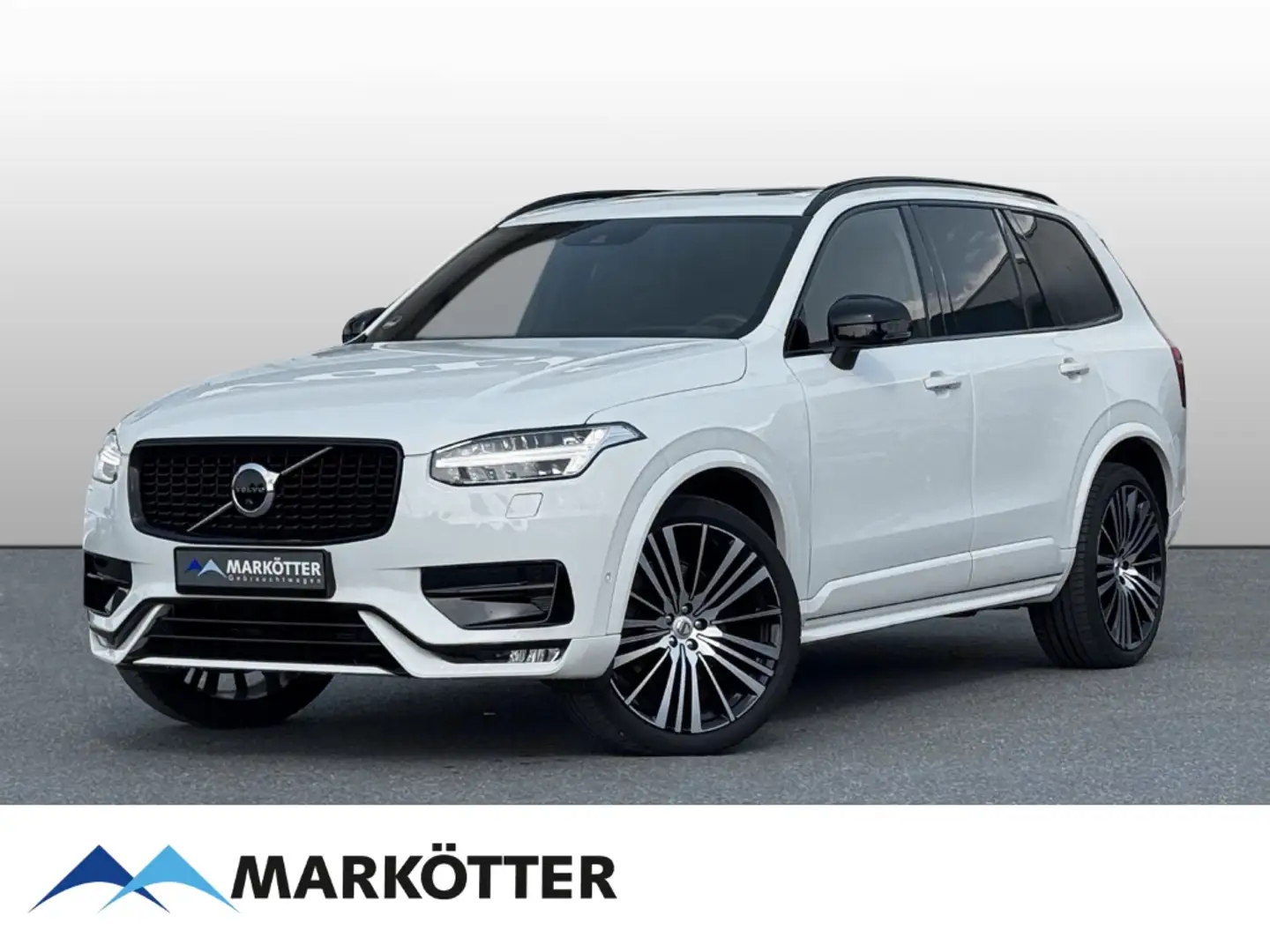 Volvo XC90 B5 AWD/R Design/Luft/360Cam/ACC/H&K/Pano/Massage Blanc - 1