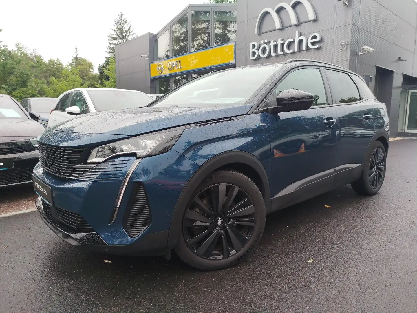 Peugeot 3008 Hybrid 225 GT AHK*PANORAMADACH*FOCAL-SOUND Blauw - 2