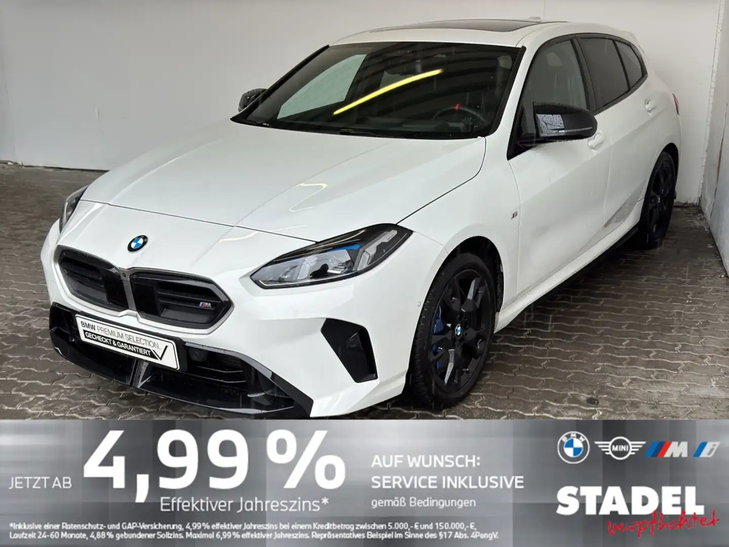BMW 135 M xDrive Navi.LED.360°.HuD.ACC.LR-Hz.AHK.Pano Weiß - 2