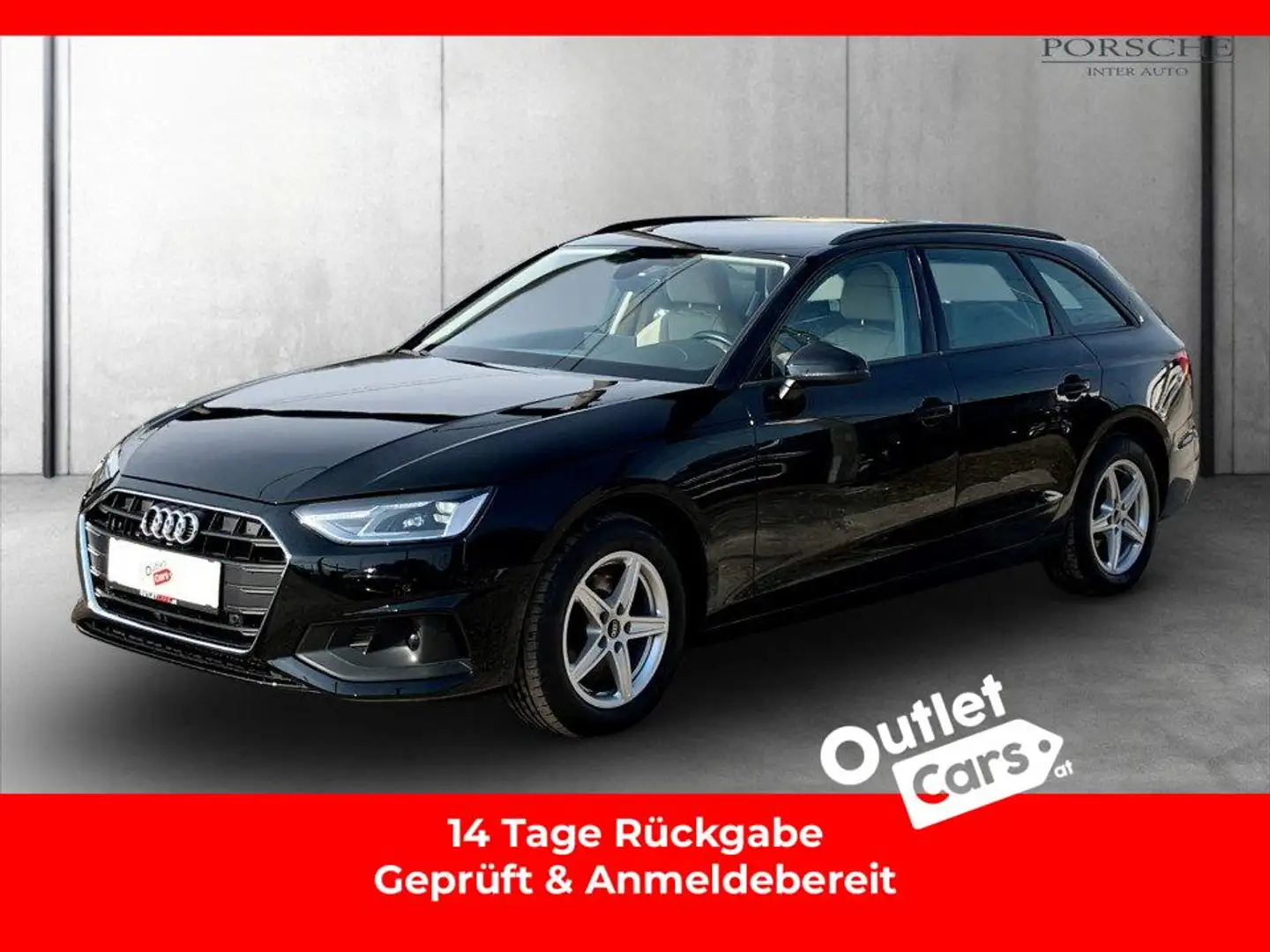 Audi A4 Avant 30 TDI Aut. AHK+LEDER+LED+RFK+MEGAPREIS Schwarz - 1