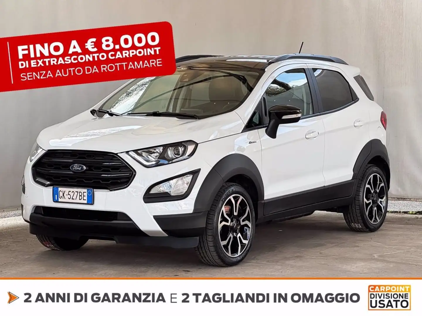 Ford EcoSport 1.0 ecoboost active s&s 125cv Bianco - 1