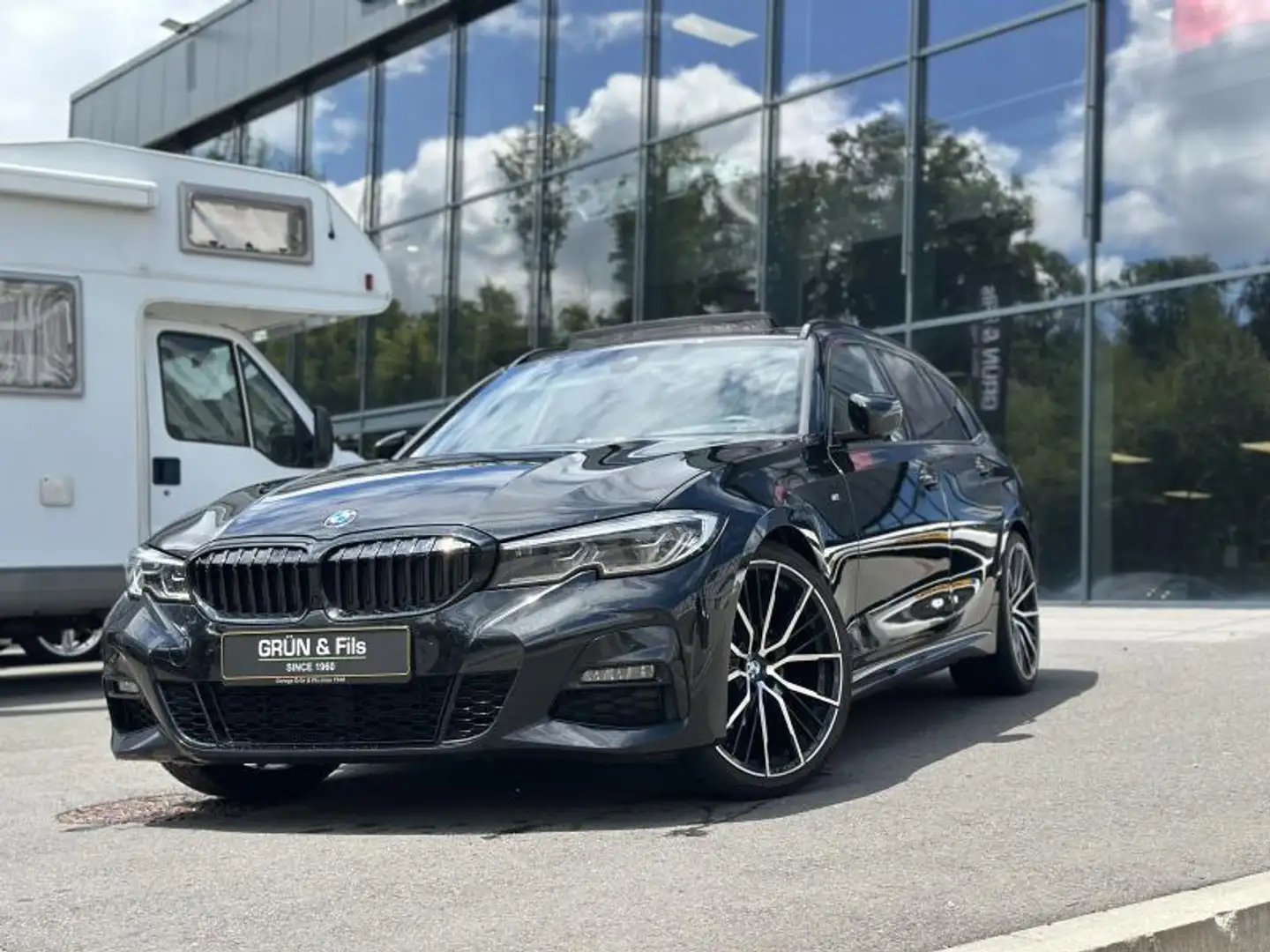 BMW 320 TOURING M SPORT *TOIT PANO Noir - 2