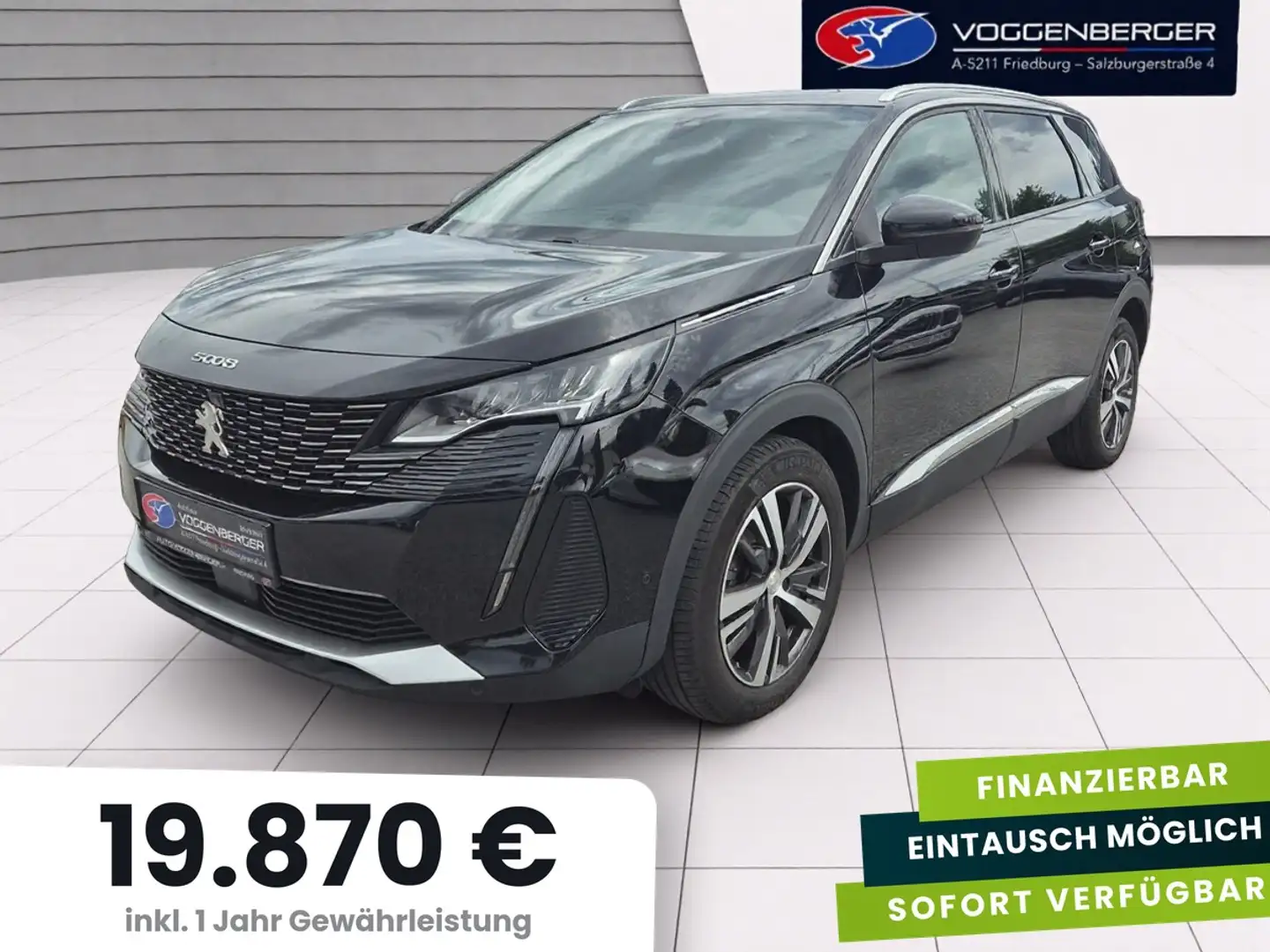 Peugeot 5008 5008 BlueHDI 130 EAT8 Allure Pack Schwarz - 1