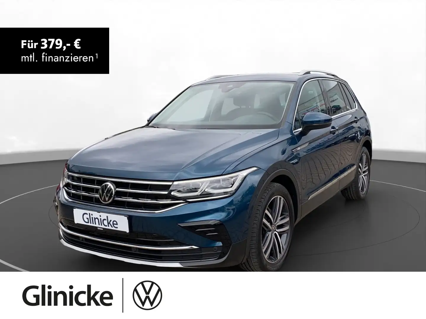 Volkswagen Tiguan 1.5 TSI DSG AHK Navi Sitzh. LED KAM PDC Blau - 1