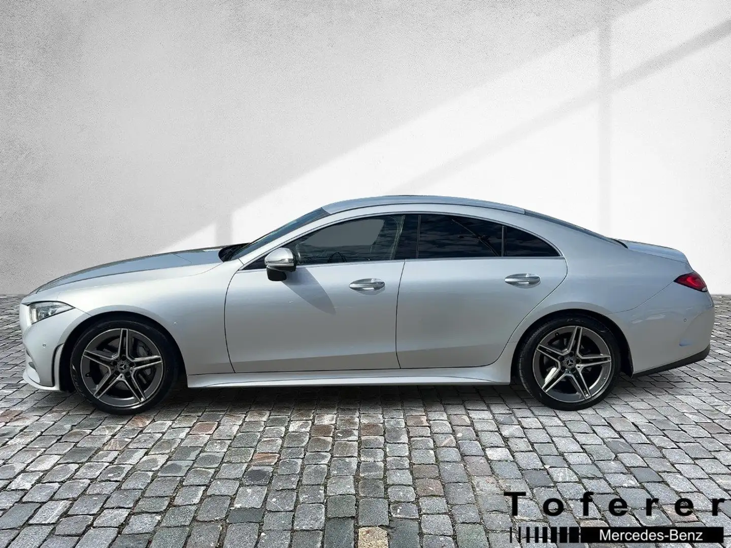 Mercedes-Benz CLS 300 d Coupé RKam Klima Shz Ambi AMG Navi Silber - 2