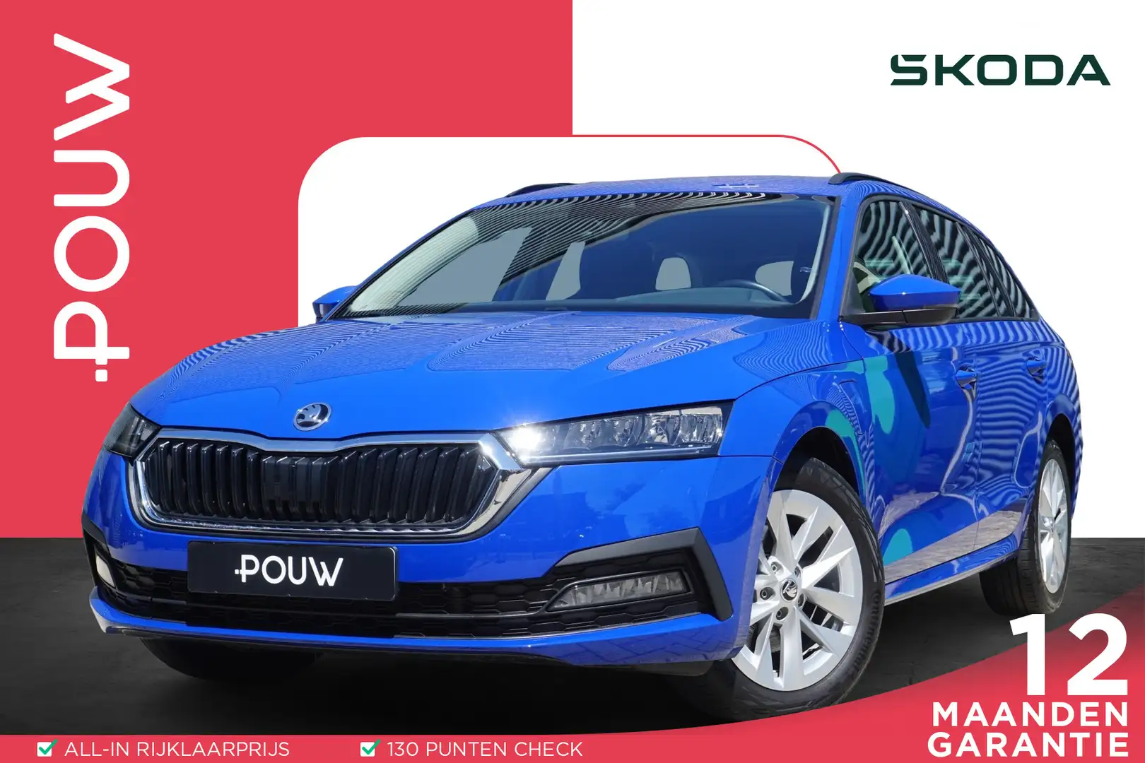 Skoda Octavia Combi 1.4 TSI 204pk iV PHEV Business Edition | SoH Blauw - 1