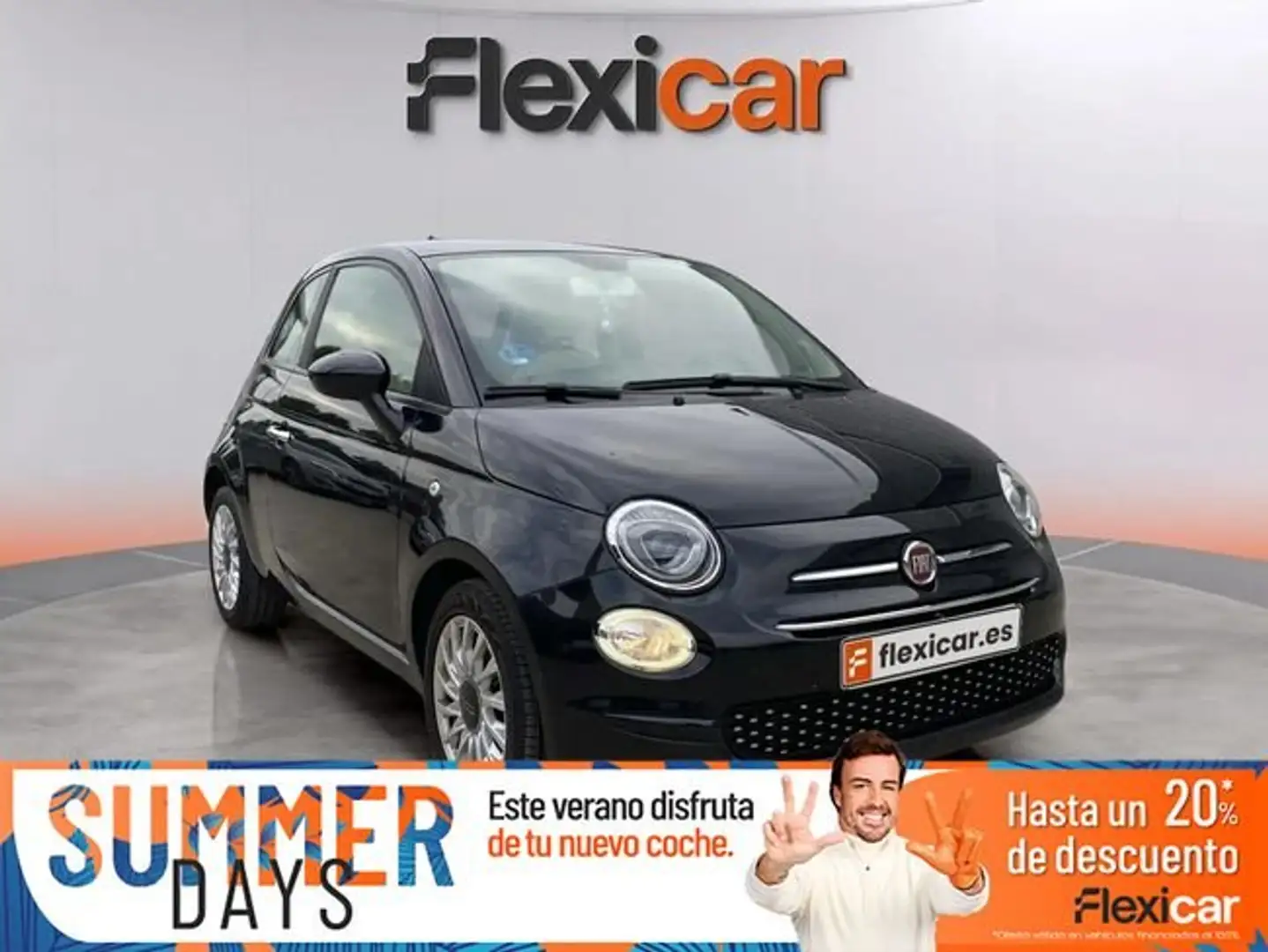 Fiat 500 Cult+1.0+Hybrid+52KW+%2870+CV%29 Zwart - 1