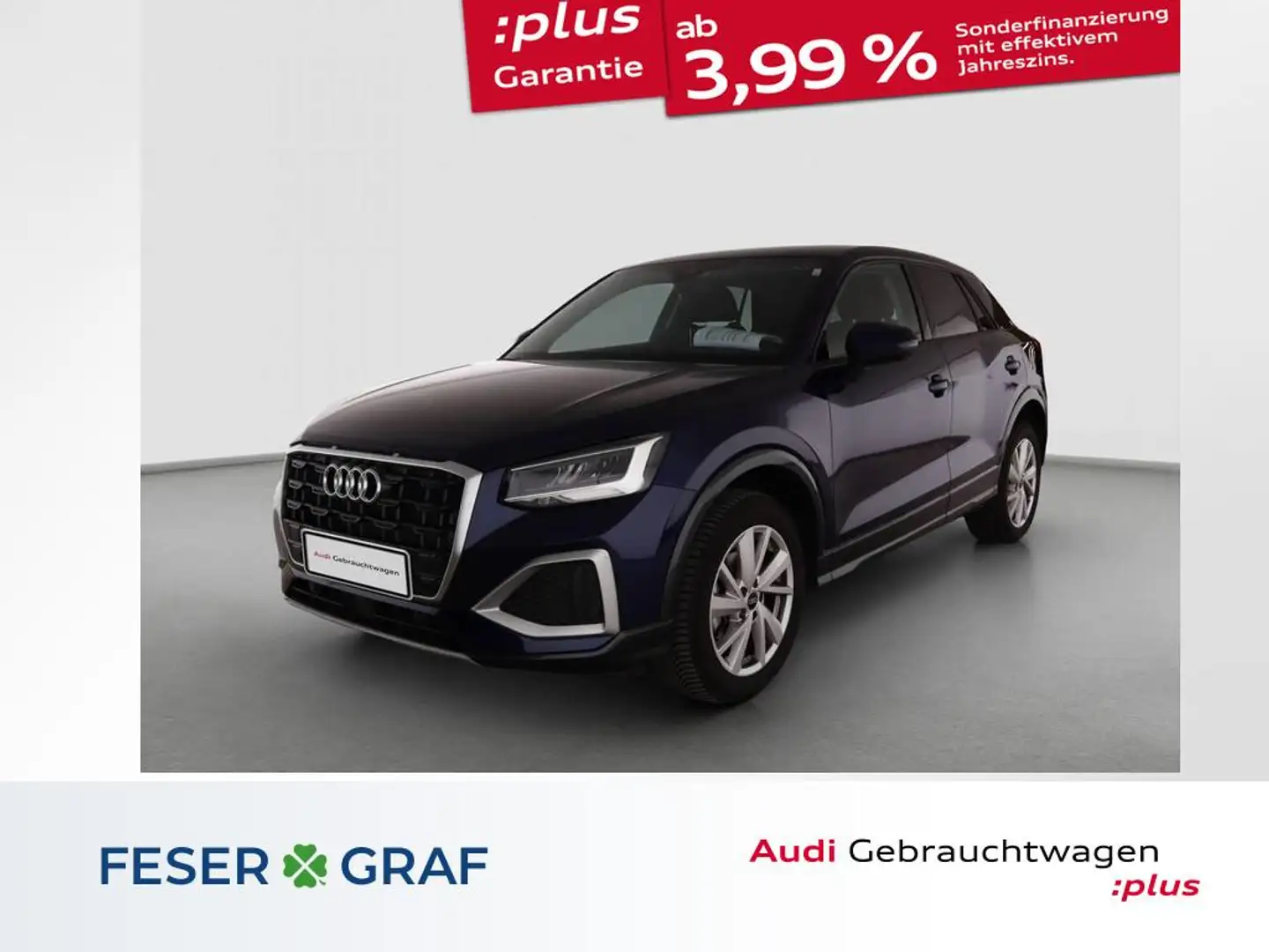 Audi Q2 35 TFSI S tronic /LED/Navi+/Virtual/Kamera Blau - 1