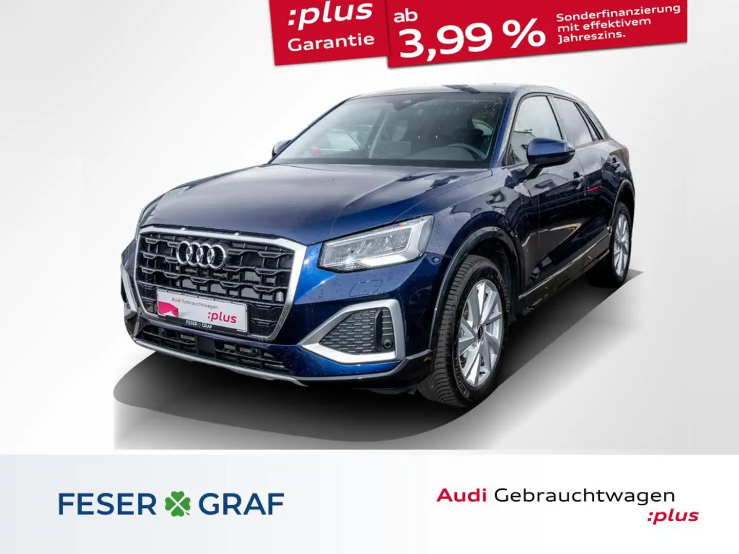 Audi Q2 35 TFSI S tronic /LED/Navi+/Virtual/Kamera Blau - 1