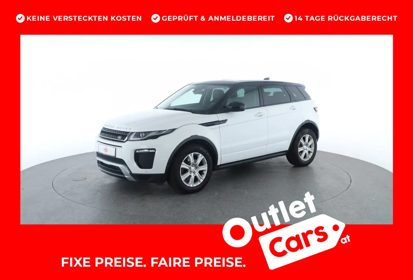 Land Rover Range Rover Evoque Pure 2,0 TD4 e-Capability Blanc - 1