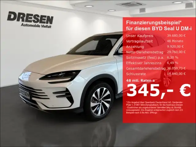 BYD Seal U 1.5 Design AWD elektr. Heckklappe/Sitzheizung/Klim