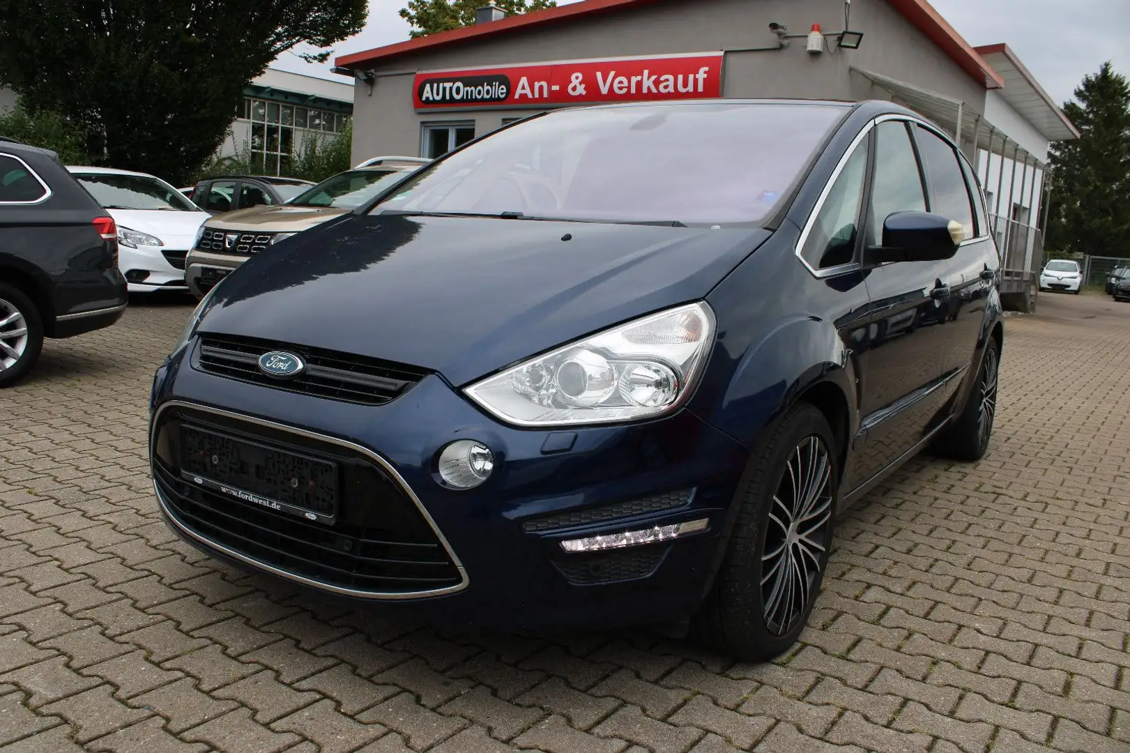 Ford S-Max 2,0 EcoBoost PowerShift Leder,Pano,PDC,AHK Modrá - 1
