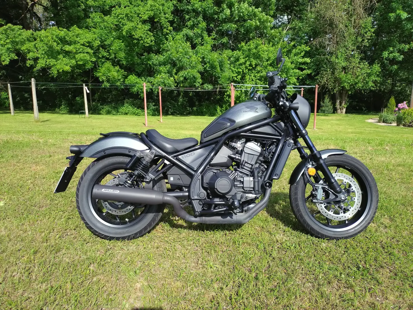 Honda CMX 1100 DCT Automatik 2024 / Miller-Auspuff Šedá - 2