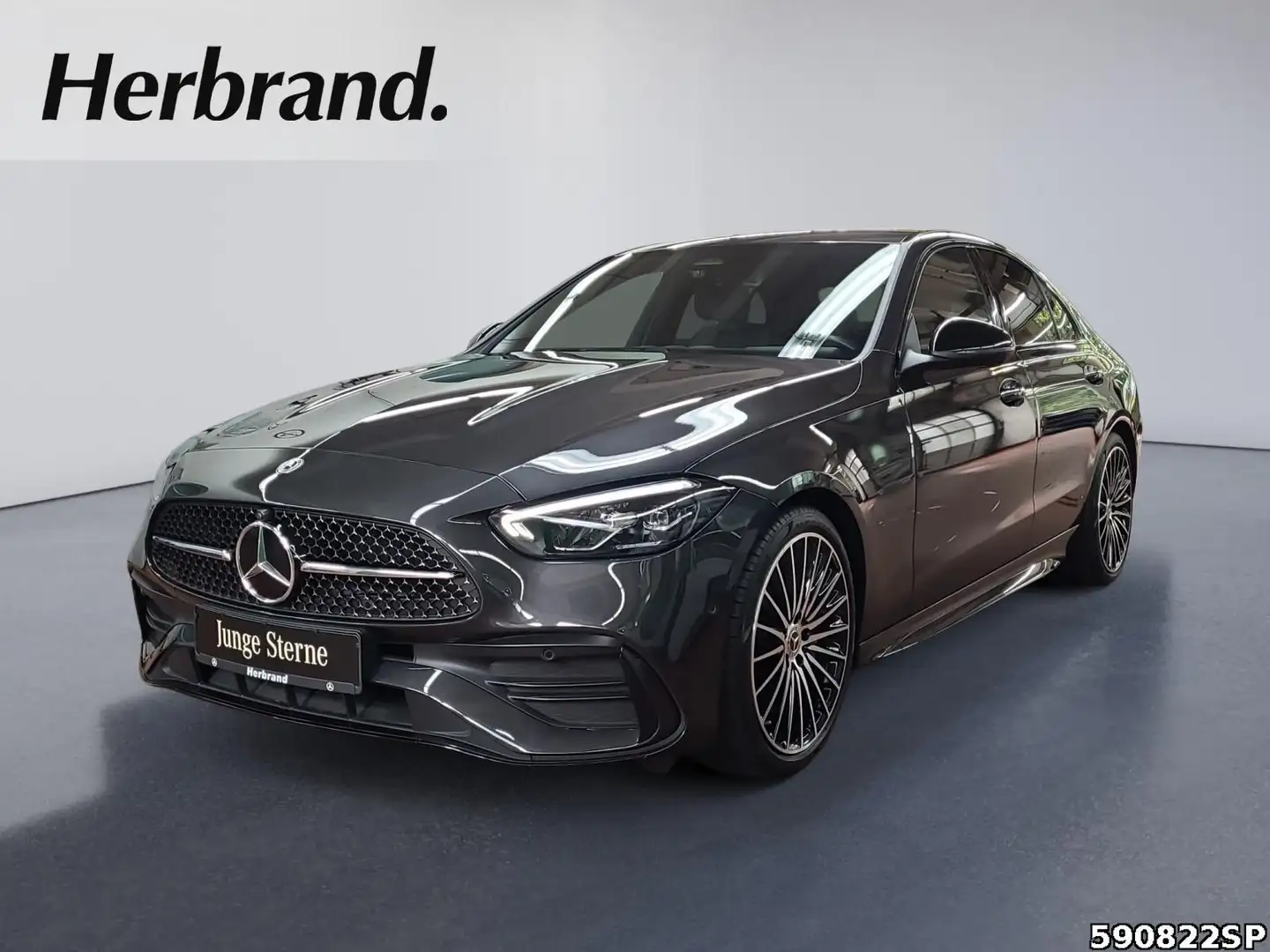 Mercedes-Benz C 200 d AMG  Night Memory. 360°Cam LHZ Sitzhzg. Gris - 1