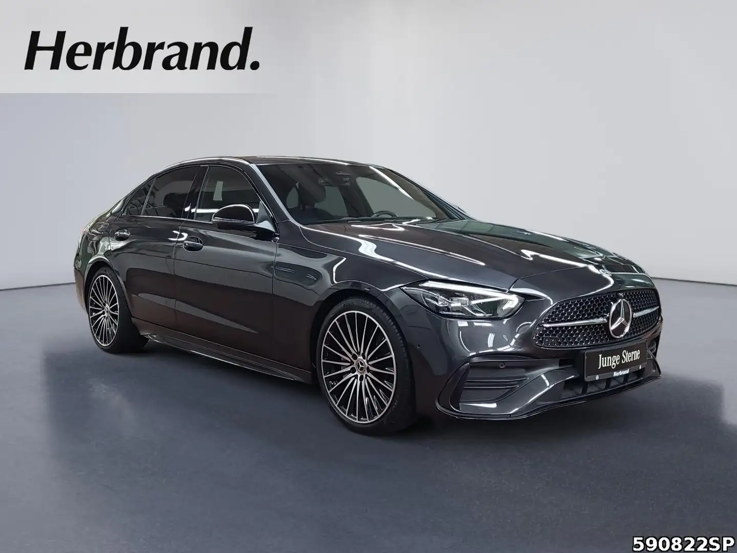 Mercedes-Benz C 200 d AMG  Night Memory. 360°Cam LHZ Sitzhzg. Gris - 2