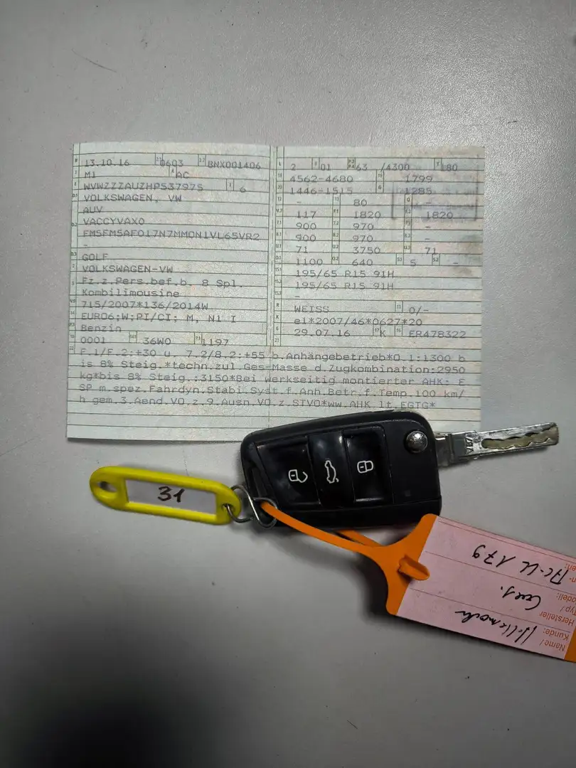 Volkswagen Golf Allstar BMT 1.2 TSI Weiß - 2