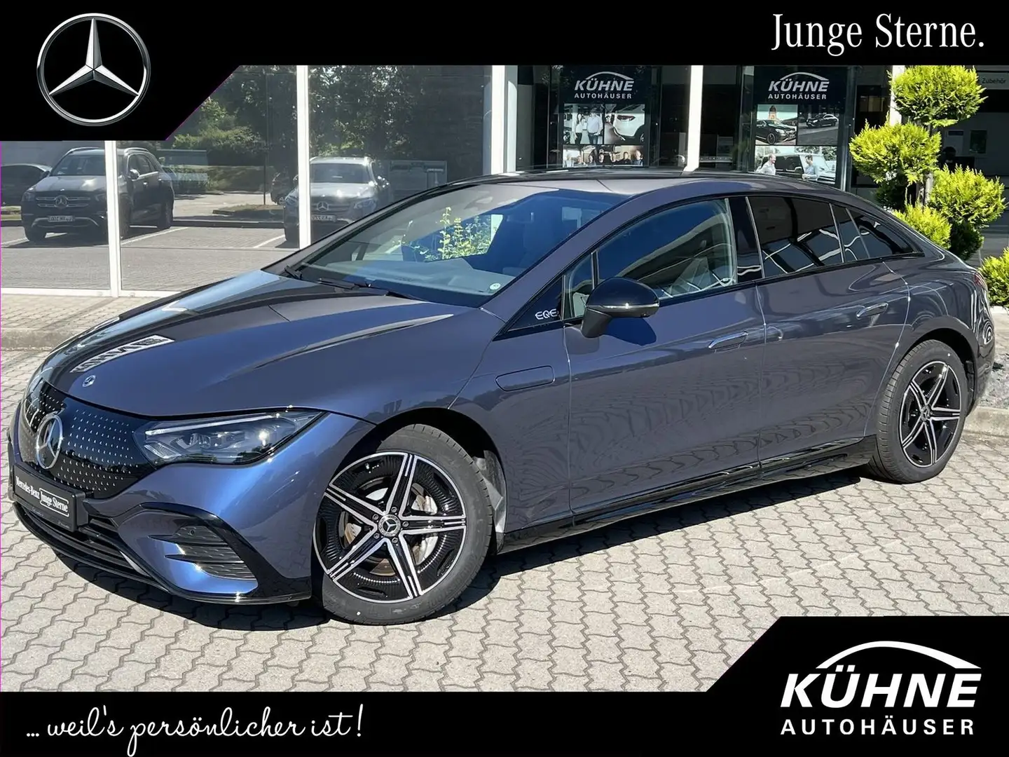 Mercedes-Benz EQE 300 AMG Ex&Int+Headup+HA 10+Night+Wartung Bleu - 1