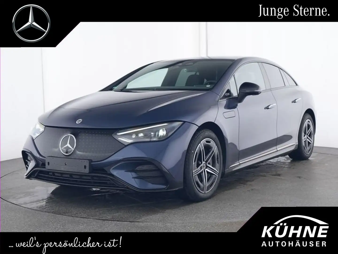 Mercedes-Benz EQE 300 AMG Ex&Int+Headup+HA 10+Night+Wartung Blau - 1