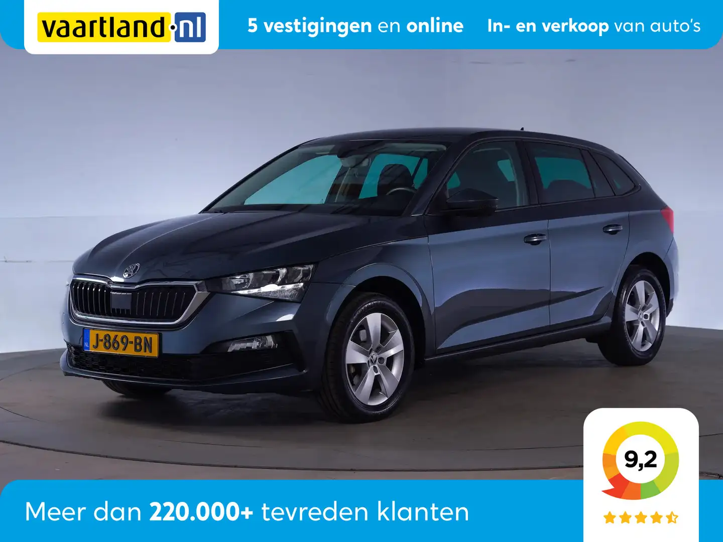Skoda Scala 1.0 TSI Ambition Business [ LED Virtual Navi ] Grijs - 1